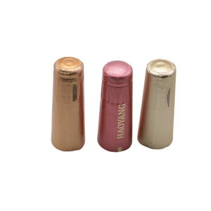 Vente en gros de capsules en aluminium gaufrées 34*90mm PVC pour vin <span class=keywords><strong>Capsule</strong></span> en aluminium Différents modèles <span class=keywords><strong>et</strong></span> couleurs - Product Image 3