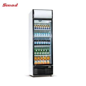 216-390L Trực Tiếp Làm Mát Đơn Cửa Kính Thẳng Đứng Tủ Lạnh Tủ Đông Showcase - Product Image 5