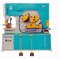 Machine de découpe de métal d'angle de poinçonnage et de cisaillement combinée ferronnier hydraulique multifonctionnel série Q35Y