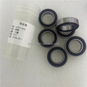 Rodamiento de Motor Eléctrico 6903-2RS de 17x30x7 mm, Rodamiento de Bolas de Ranura Profunda Híbrido de Cerámica 6903-2RS - Product Image 6
