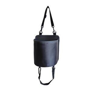 Zhang Shisi <b>Car</b> Seat Back Storage Bag Oxford Cloth <b>Hook</b> Type Classic Black Multipurpose Storage Bag For Chair Back Neatening - Product Image 1