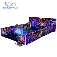 Precio barato Virtual Reality Arcade 9D VR Game Machine Free Walking VR Shooting Arena Multijugador