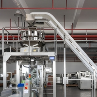 Automatische Multi-Head Verticale Diepvriesverpakkingsmachine Voor Het Vullen Van Voedsel Gehaktbal Gedroogde Fruittaugé Zeevruchten Verpakkingsmachine