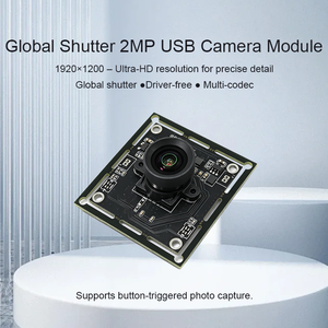 โมดูลกล้องชัตเตอร์แบบ Global พร้อมทริกเกอร์ภายนอก USB2.0 ความละเอียด 2MP 120FPS เซ็นเซอร์ SC233 มุมมองภาพ 100 องศา DFOV สำหรับการตรวจสอบทางอุตสาหกรรม - Product Image 1