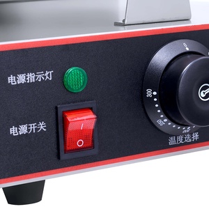 Machine à gaufres électriques professionnelle pour cornets de crème glacée / <span class=keywords><strong>Gaufrier</strong></span> à 1 plaque / Appareil à cornets pour la maison - Product Image 4