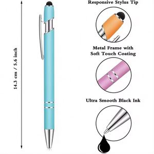 Multifunction Metal Ballpoint <b>Pen</b> with for Soft Touch Design 1.0mm Writing Width Custom Logo Option for Office & School Use - Product Image 6