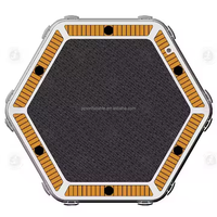 Plate-forme gonflable de bateau en forme d'hexagone de dock flottant gonflable de yacht de sports nautiques