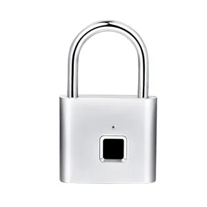 Waterproof Ip65 Affordable Keyless Luggage Locker Fingerprint Padlock Paddle Lock