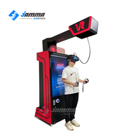 Machine de tir VR interactive, jeu d'arcade, fonctionnement à pièces, prise en charge de l'anglais, écran de 24 pouces, résolution 2560x1440 pour parc à thème