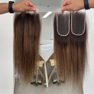 ท็อปเปอร์ผมแท้ 100% ขนาด 3x5 นิ้ว ระบบเชื่อมต่อแบบตาข่าย HD Lace สำหรับผมบาง - Product Image 4