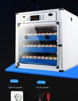 Nueva Incubadora Automática para 64 Huevos |   Incubadora Digital Pequeña para Huevos de Gallina, Codorniz, Pato y Emú, con Rotación Automática, 220V, 99% de Tasa de Incubación