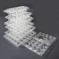 Barquettes jetables transparentes en PET pour 10 œufs de caille – Boîtes d'emballage pour œufs de volaille, jus, sushis, pizzas et gelées