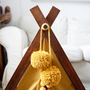Lit tipi pour <span class=keywords><strong>chien</strong></span>, maison pour animaux de compagnie d'intérieur, tipi pour chat - Product Image 5