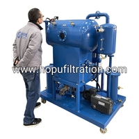 Machine de filtration et de purification d'huile de transformateur triphasée 380V à isolation sous vide HOPU série ZY, avec garantie de 5 ans