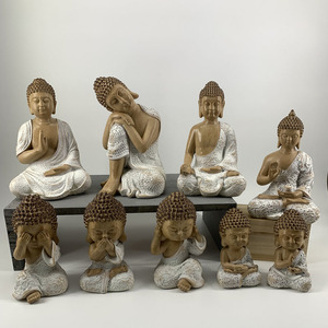 <span class=keywords><strong>Redeco</strong></span> estatua de Buda de resina clásica de alta calidad artesanía de Buda de poliresina para decoraciones al aire libre para el hogar - Product Image 4