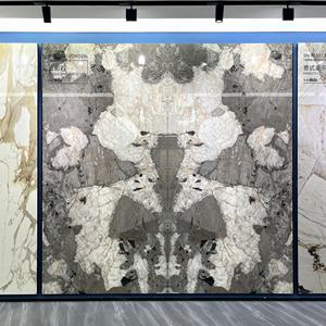 หินซินเตอร์คุณภาพสูงลายคลาวด์ชาโดว์ ขนาดใหญ่ ไม่เ<span class=keywords><strong>สี</strong></span>ยรูป กันน้ำ เป็นมิตรกับสิ่งแวดล้อม สำหรับตกแต่งห้องนั่งเล่นสไตล์โมเดิร์น - Product Image 1