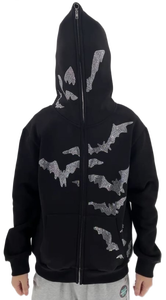 Vente en gros LOGO personnalisé Sérigraphie vierge avec fermeture éclair au visage intégral <span class=keywords><strong>Pull</strong></span>-over pour <span class=keywords><strong>homme</strong></span> Manteau Sweat à capuche zippé avec fermeture éclair pour <span class=keywords><strong>homme</strong></span> - Product Image 3