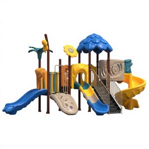 Modular Plastic Playground Equipment for Preschool Kindergarten Daycare Climbing Wall Slide Outdoor Home Garden Shopping Mall - Product Image 1