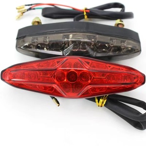 Fanale posteriore a LED ad alte prestazioni per freno moto <span class=keywords><strong>Faro</strong></span> luce stop stop parti di immatricolazione posteriore - Product Image 4