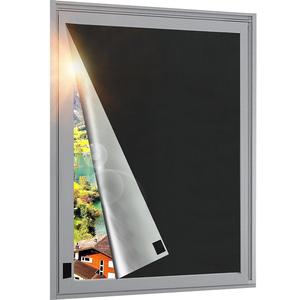 Bedroom <strong>Blackout</strong> <strong>Blinds</strong> Portable No Drill Easy Cut to Size for Home <strong>Travel</strong> Black <strong>Blackout</strong> Curtains - Product Image 1