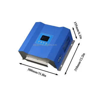 ตัวควบคุมที่มีการถ่ายโอนข้อมูลโหลด1000วัตต์48โวลต์ LCD PWM ลมพลังงานแสงอาทิตย์ไฮบริดควบคุมการประจุปิดตารางเจลแบตเตอรี่