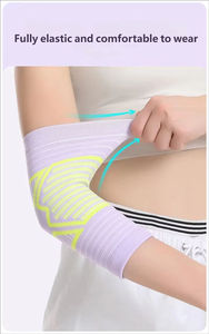 Coudière respirante en tissage 3D, haute élasticité, pour le sport, antidérapante, pour l'entraînement et le soutien quotidien des articulations - Product Image 4