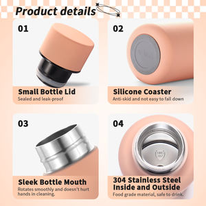 Thermos à double paroi en acier inoxydable personnalisé de 0,5 L, isolation thermique, flacon sous vide, 12 à 24 heures, couvercle anti-fuite, voyage, camping, sport - Product Image 4