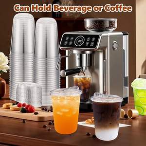 Verre en forme de U pour boissons froides, gobelet transparent pour le bureau, pour jus, soda ou bière - Product Image 3