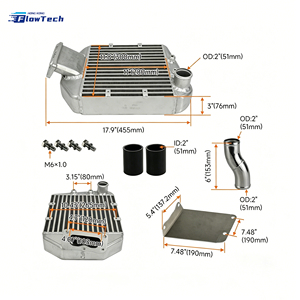 Kit de Intercooler de Aluminio de Montaje Superior, Ensamblaje de Intercooler de Alto Rendimiento para Toyota Land Cruiser 80 Turbo Diésel Retrofit - Product Image 5