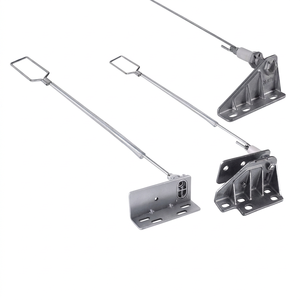 Nouvelle Charnière de Porte à Ressort Zg F en Acier Inoxydable pour Réfrigérateur et Congélateur, Installation Facile - Product Image 1