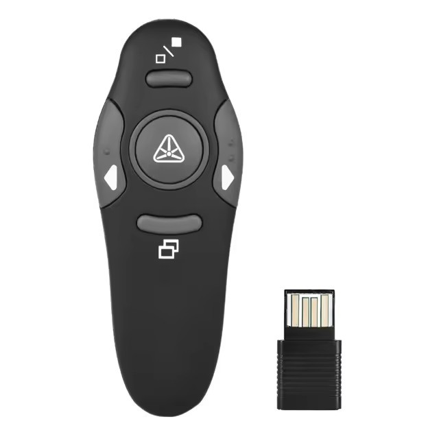 Portable Wireless Red Light Laser Pointer Pen Clicker PPT Remote for School & Office Presentations for Teachers & Presenters