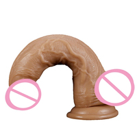 Venta al por mayor TTFOREST Dildo de PVC impermeable, suave y flexible con ventosa para autoestimulación femenina, juguete sexual para adultos, compra a granel