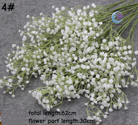 E065 Vente en gros de fleurs artificielles en soie fleuries fleuries fleurs roses simples toile de fond de mariage fleurs de décoration blanches