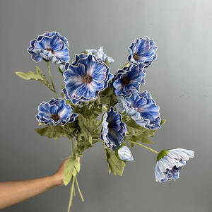 Fiori Artificiali Anemone e Papavero Stampati in 3D, Decorazione per la Casa, Fiori da Tavolo, Accessori per Composizioni Floreali Estive e Matrimoni - Product Image 2