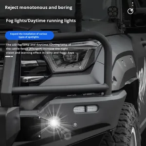 Xe tăng 400 dingjan phong cách Úc Bộ thanh đua xe phía trước với đèn sương mù chống va chạm điều kiện sửa đổi off-road mới - Product Image 6