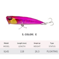 NOUVEAU Leurre Crayon NEWMAJOR 118mm 26.3g Flottant, Appât Dur, 15 Couleurs, pour Achigan, Perche, Brochet