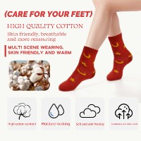 Chaussettes mi-mollet personnalisées à motif étoile et lune, élastiques, respirantes, confortables, pour le sport et le quotidien, taille unique, logo personnalisé disponible