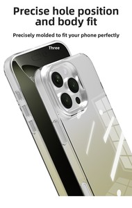 <span class=keywords><strong>Coque</strong></span> de protection antichoc Pro Gradient Crystal Ins Style avec boutons souples en TPU sur 4 côtés et <span class=keywords><strong>coque</strong></span> intégrale en PC, design anti-chute - Product Image 2
