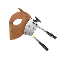 Cortador de Cables con Trinquete J130, Cizalla Manual de Alta Resistencia para Cables Blindados y de Cobre/Aluminio, Diámetro Máximo de Corte de 130 mm