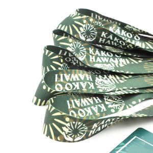 Correa de Cuello Personalizada de Poliéster para Llavero, Impresión por Transferencia Térmica, Regalo Promocional, Cordón para Empleados con Porta Identificación - Product Image 3