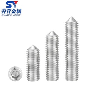 Tornillo de Fijación de Acero Inoxidable 304 de Alta Calidad con Cabeza Puntiaguda M3 M4 M5 M16, Tornillo de Máquina con Extremo Cónico y Hexágono Interno GB78 - Product Image 2