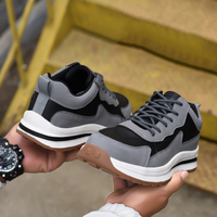 Chaussures de protection du travail nouveau style, résistantes aux chocs, aux coups de couteau, chaussures de sécurité respirantes en hiver