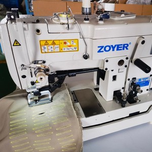 Zoyer Zt781nd Buttonhole <b>Sewing</b> <b>Machine</b> 550w Semi <b>Automatic</b> For Garment Shops - Product Image 1