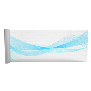 Tùy Chỉnh Sáng Tạo Siêu Mỏng Đầy Đủ Màu Sắc Cong Dính Màn Hình Thủy Tinh Trong Suốt LED Phim Hiển Thị Cho Trung Tâm Mua Sắm Video Tường - Product Image 2