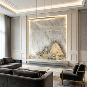 Dalles de quartzite Patagonia Pandora du Brésil de luxe, rétroéclairées, <span class=keywords><strong>pour</strong></span> revêtements muraux, prix des dalles dorées, dalles de quartzite rétroéclairées <span class=keywords><strong>pour</strong></span> extérieur, <span class=keywords><strong>pour</strong></span> projets - Product Image 6