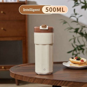 <span class=keywords><strong>Bouilloire</strong></span> électrique intelligente rechargeable <span class=keywords><strong>mini</strong></span> portable GIET 304 <span class=keywords><strong>500</strong></span> <span class=keywords><strong>ml</strong></span> en acier inoxydable avec affichage de la température et isolation USB. - Product Image 3