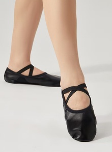 Chaussons <span class=keywords><strong>de</strong></span> <span class=keywords><strong>danse</strong></span> classique en cuir noir, faciles à enfiler, chaussons <span class=keywords><strong>de</strong></span> <span class=keywords><strong>danse</strong></span> souples en cuir pour garçons - Product Image 5