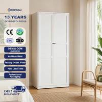 Armoire de rangement haute en métal avec placard supérieur pour appartement, chambre à coucher, mobilier d'intérieur et rangement domestique