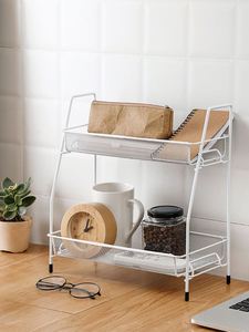 Organizador de Accesorios de Baño de Metal de 2 Niveles para Encimera - Product Image 4