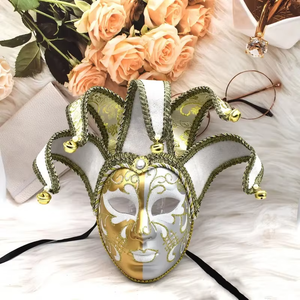 Masques de <span class=keywords><strong>carnaval</strong></span> vénitien à bas prix personnalisés HLC, masques de cloche vénitienne, masques de <span class=keywords><strong>carnaval</strong></span> de Mardi Gras, masques de bouffon pour hommes et femmes, <span class=keywords><strong>masque</strong></span> vénitien complet pour fête - Product Image 3
